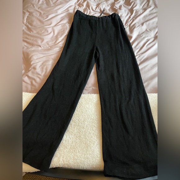 Gorgeous boho black Italian lounge pants size small - Picture 6 of 9